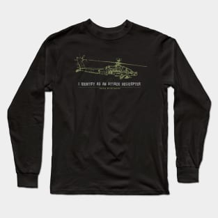 Attack Helicopter Long Sleeve T-Shirt